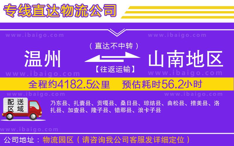 溫州到山南地區(qū)貨運專線